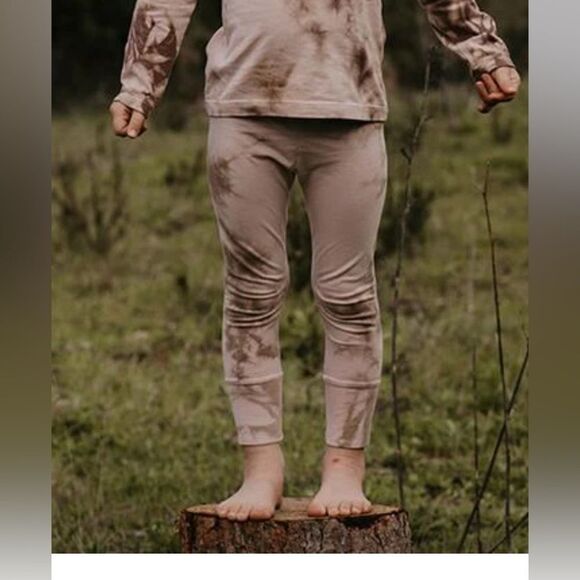 THE SIMPLE FOLK TIE DYE EVERYDAY LEGGING / BLUSH - Picture 4 of 4